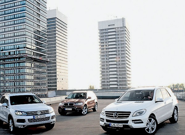 BMW X5 kontra Mercedes ML i VW Touareg: luksusowe, ale niekoniecznie terenowe suv-y