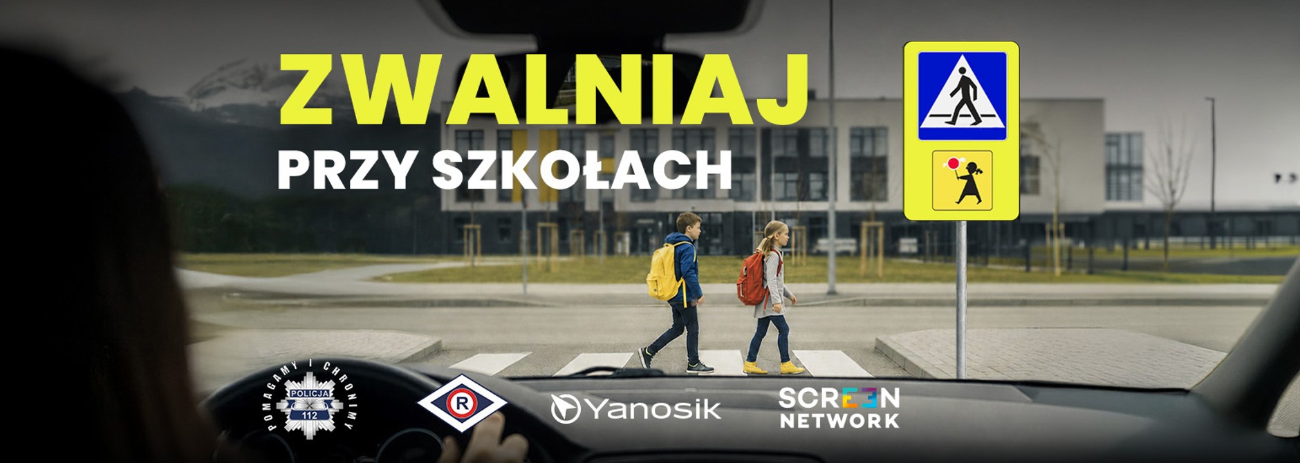 Akcja "Zwalniaj przy szkołach"