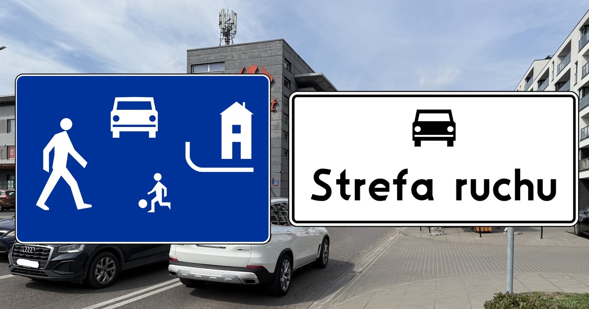 Strefa ruchu (D-52) i strefa zamieszkania (D-40) mają dwa znaczenia, a kierowcy je mylą