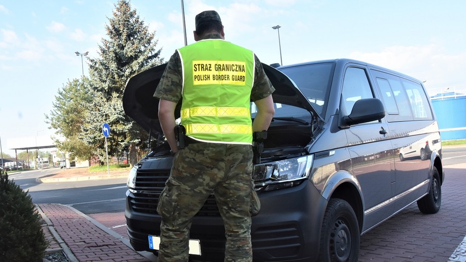 Samochód odzyskany przez Straż Graniczną