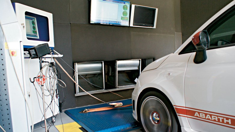 Pomiar auta na hamowni