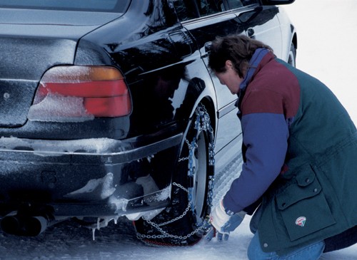 Łańcuchy na duży śnieg
