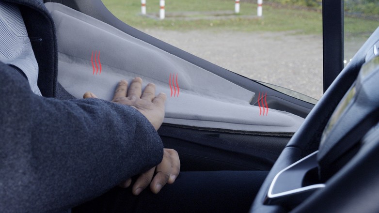 Ford wyposażył samochód w ogrzewane elementy wnętrza, by zwiększyć zasięg elektryka