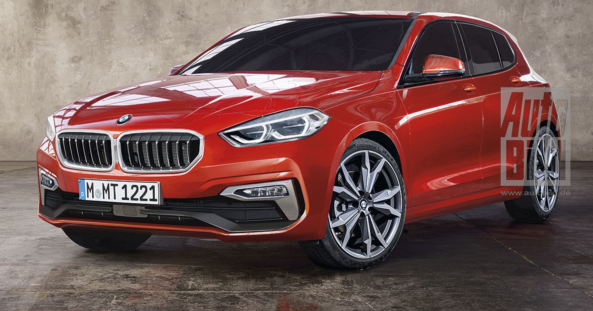 Nowe BMW serii 1 - wizualizacja