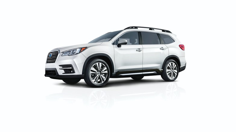 Subaru Ascent czyli największy model w historii. Rozstaw osi 2.89 m czyli mniejszy niż np. w Mercedesie klasy E