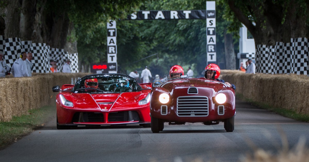 La Ferrari Aperta i Ferrari 125 S