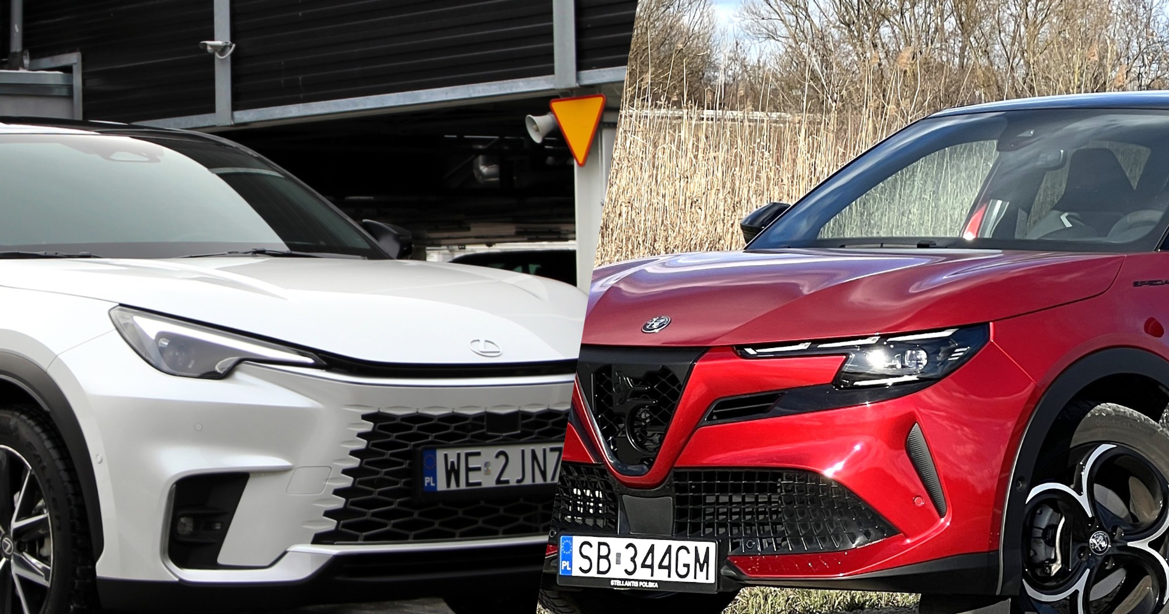 Lexus LBX i Alfa Romeo Junior (od lewej)