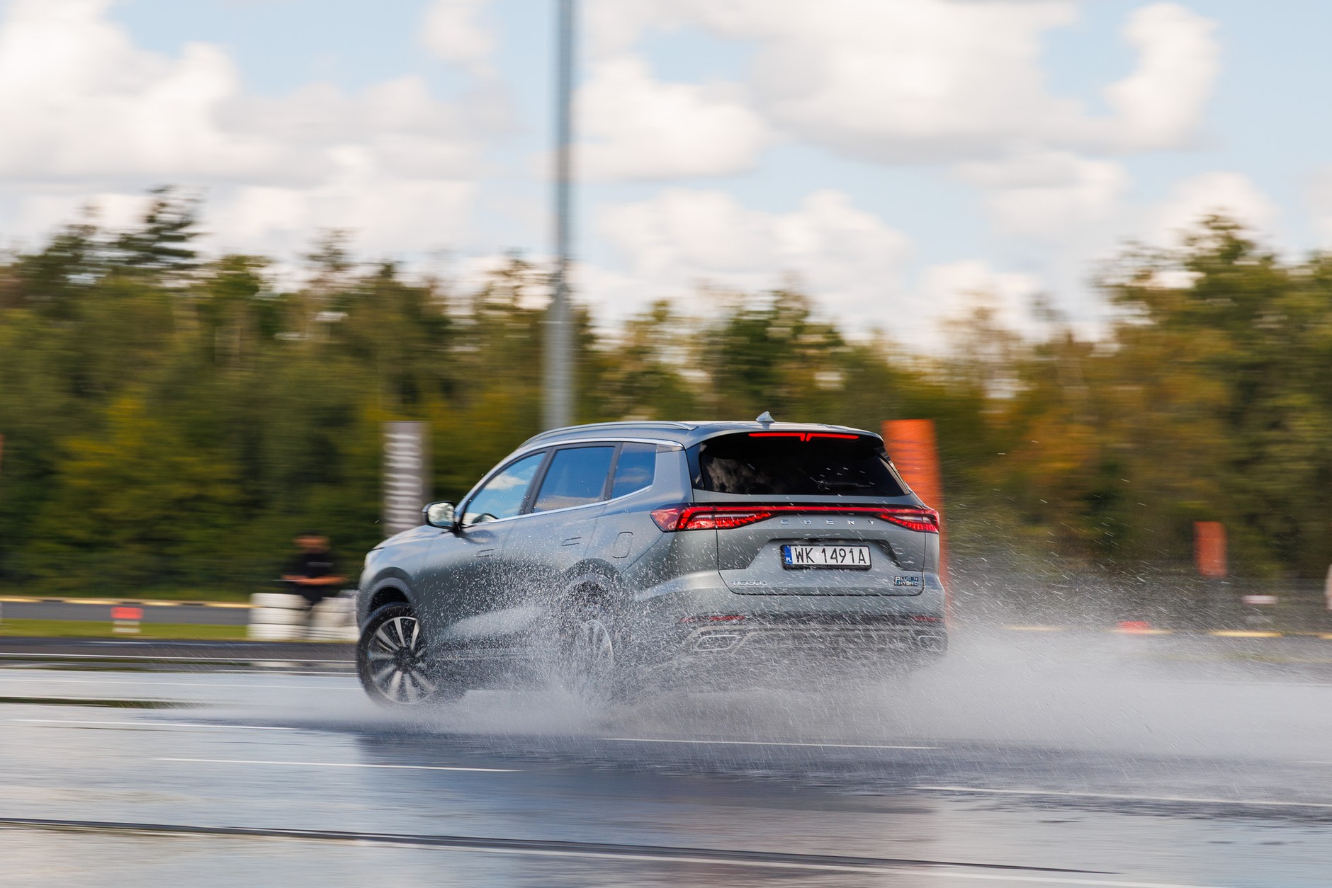 Chery Tiggo 8 podczas próby na szarpaku
