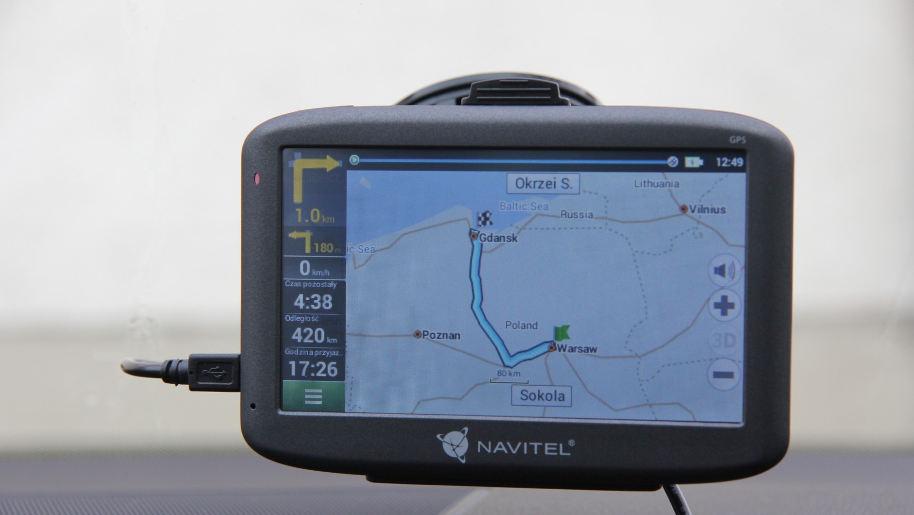 Navitel_E500_podgląd_trasy
