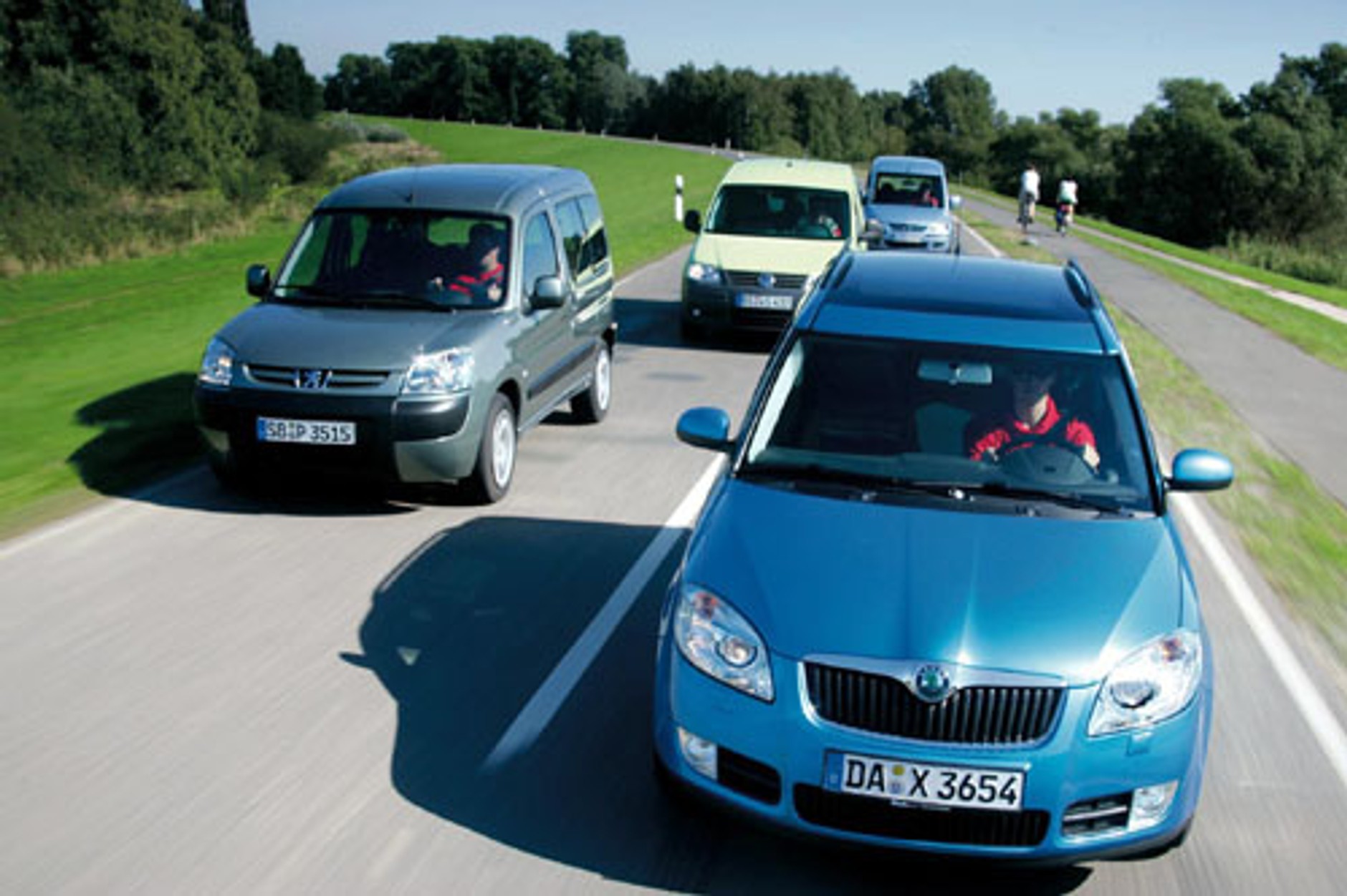 Skoda Roomster, Opel Combo, Peugeot Partner, VW Caddy - Samochody na każdą okazję