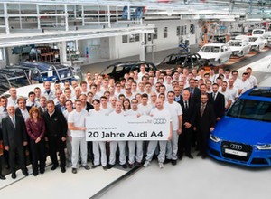 20 lat Audi A4 produkcji w Ingolstadt