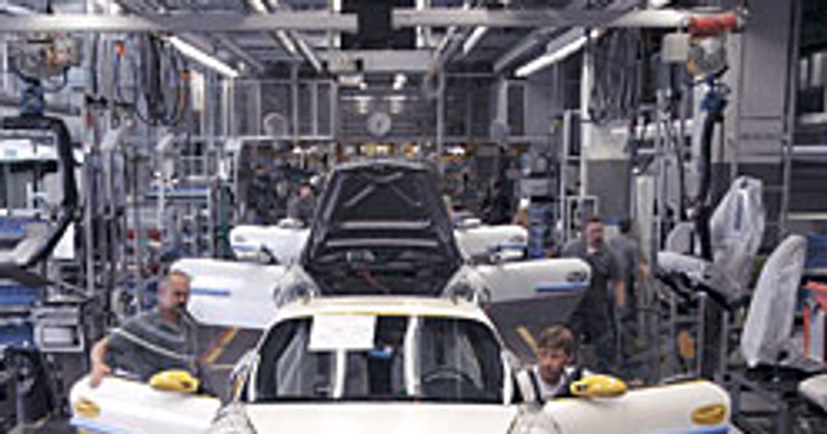 Eksplozja zatrzymała produkcję Porsche 911