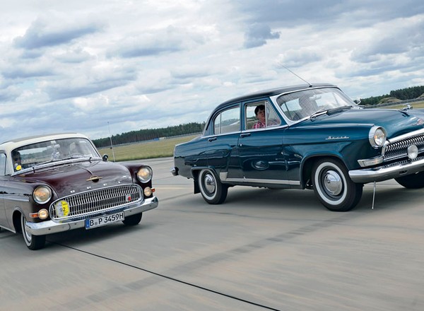 Opel Kapitan kontra Gaz Wołga M21 - klasyki z obu stron żelaznej kurtyny
