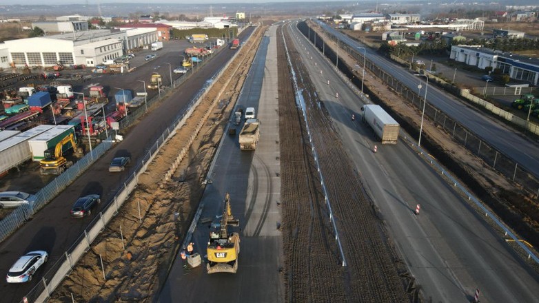 Trasa S5 w pobliżu Bydgoszczy