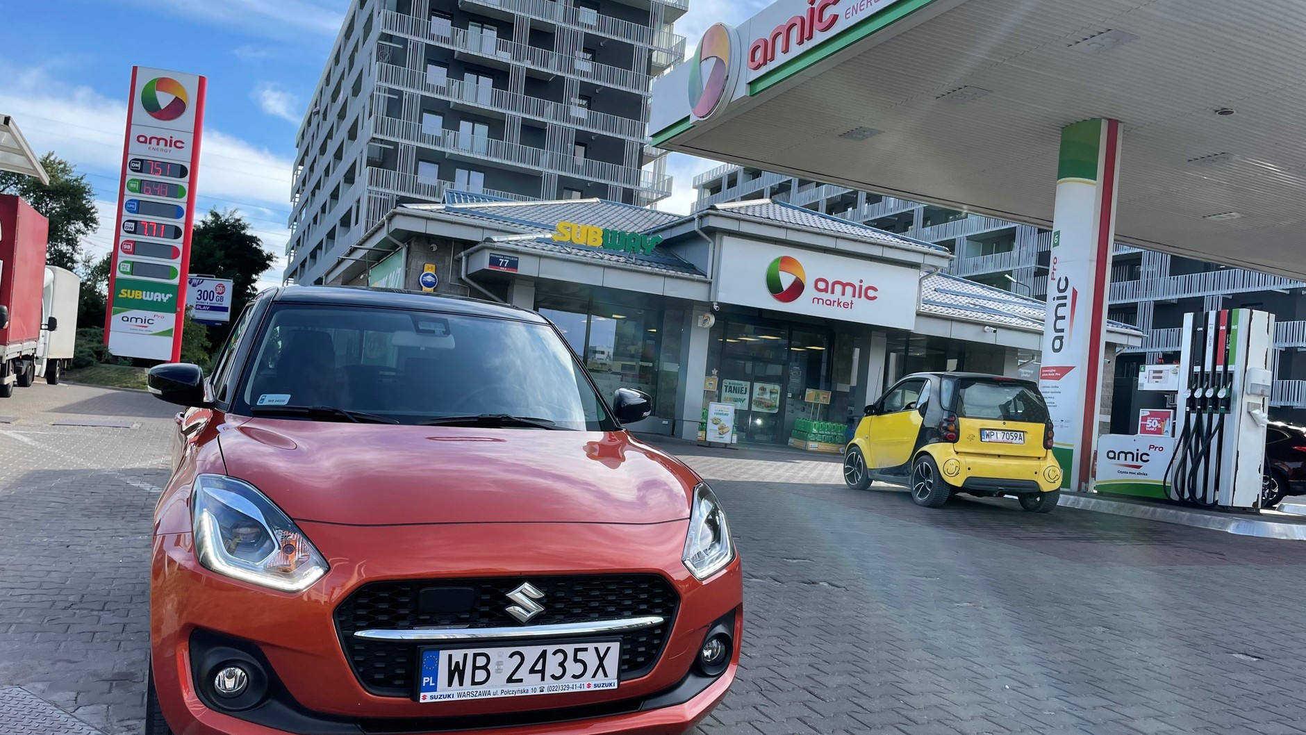 Kanapki na stacji Amic Energy