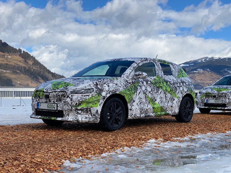 Skoda Fabia 4 – zamaskowana
