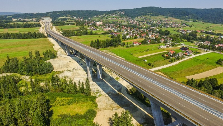 S7 ze Skomielnej Białej do Rabki Zdroju