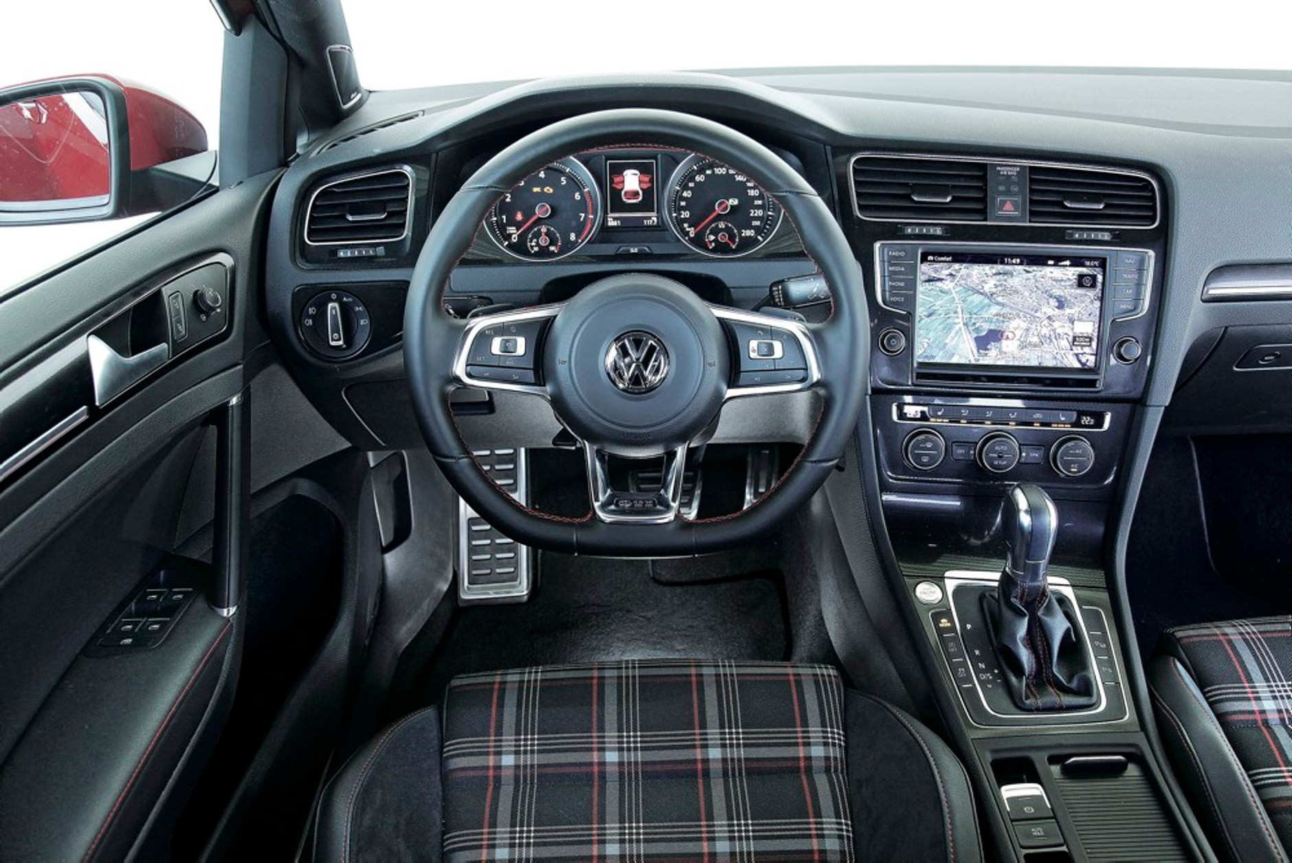 Kokpit Volkswagena Golfa GTI