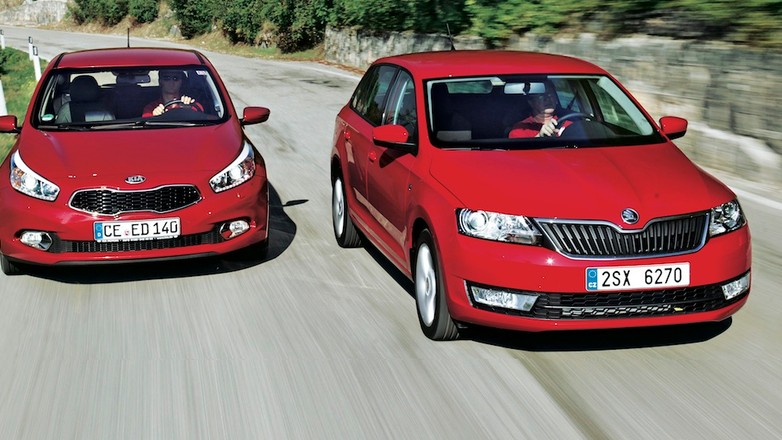 Skoda Rapid Spaceback i Kia cee'd