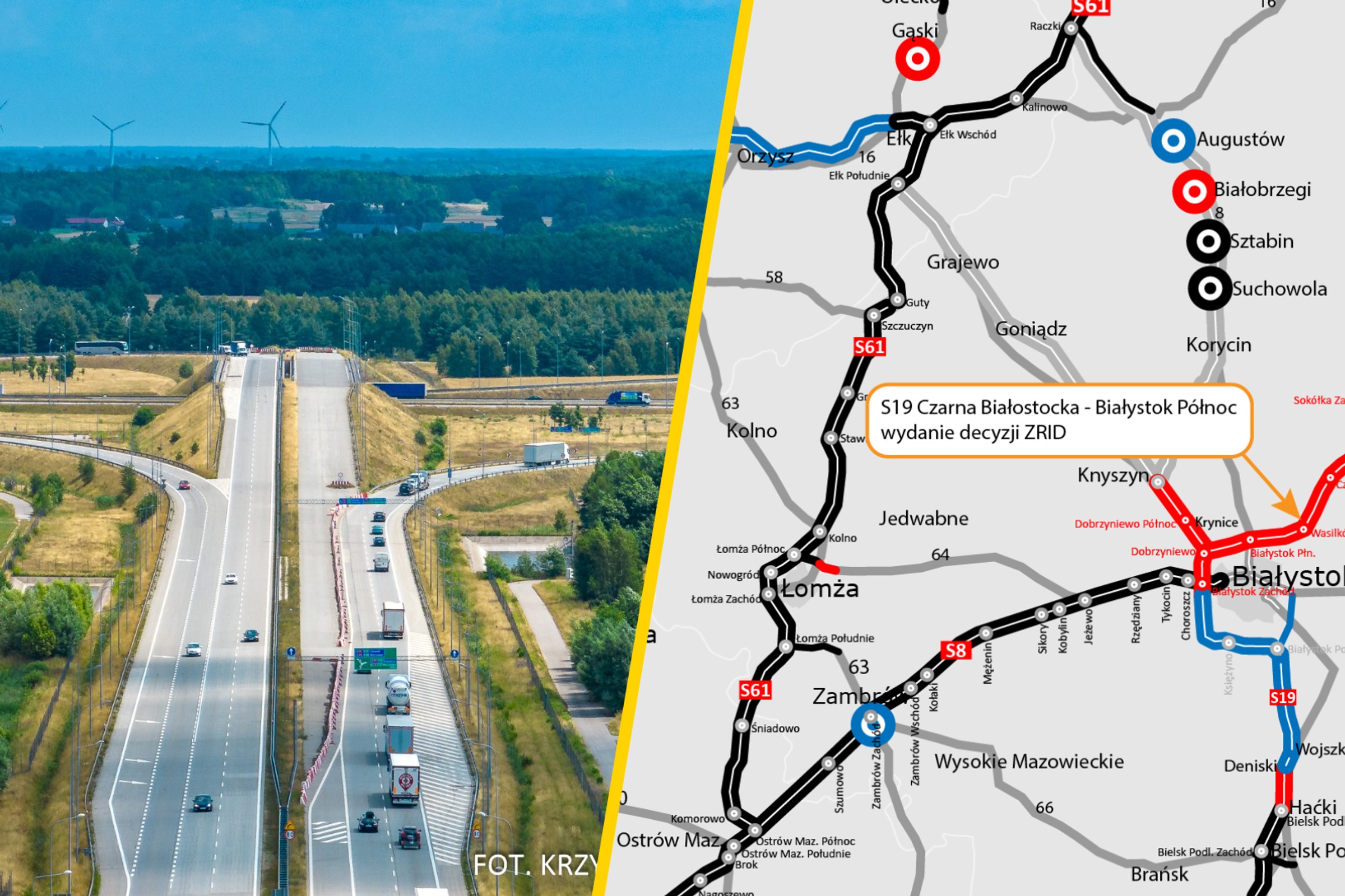 GDDKiA otworzy cztery odcinki S19 w tym roku. Zielone światło dla budowy kolejnego