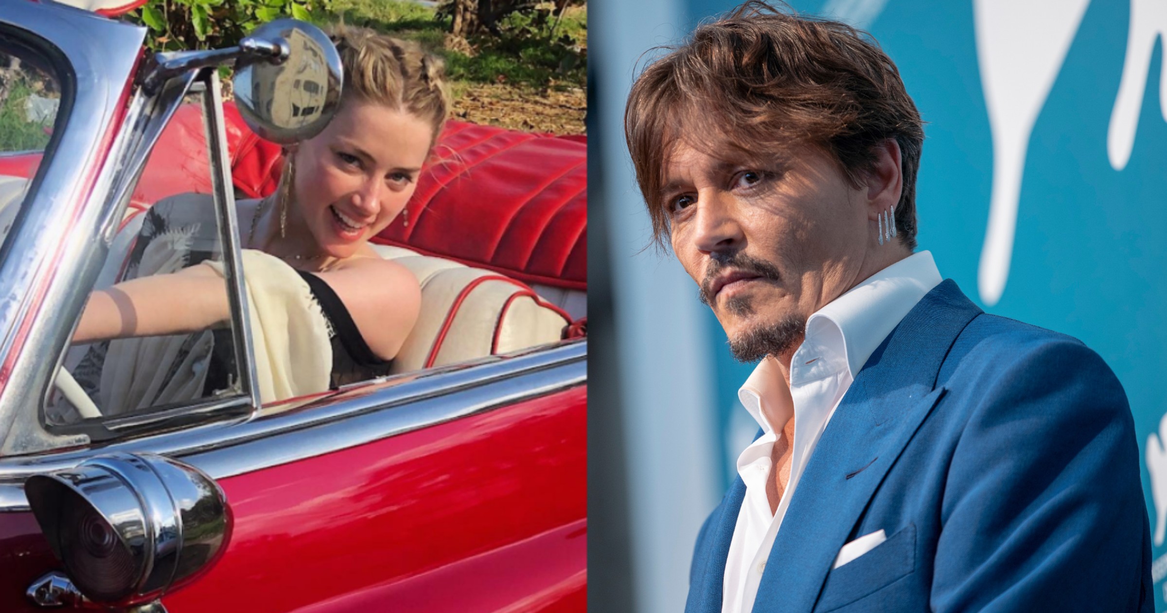 Amber Heard i Johnny Depp (fot. amberheard/Instagram)