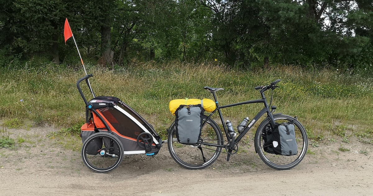 Przyczepka rowerowa do wożenia dzieci