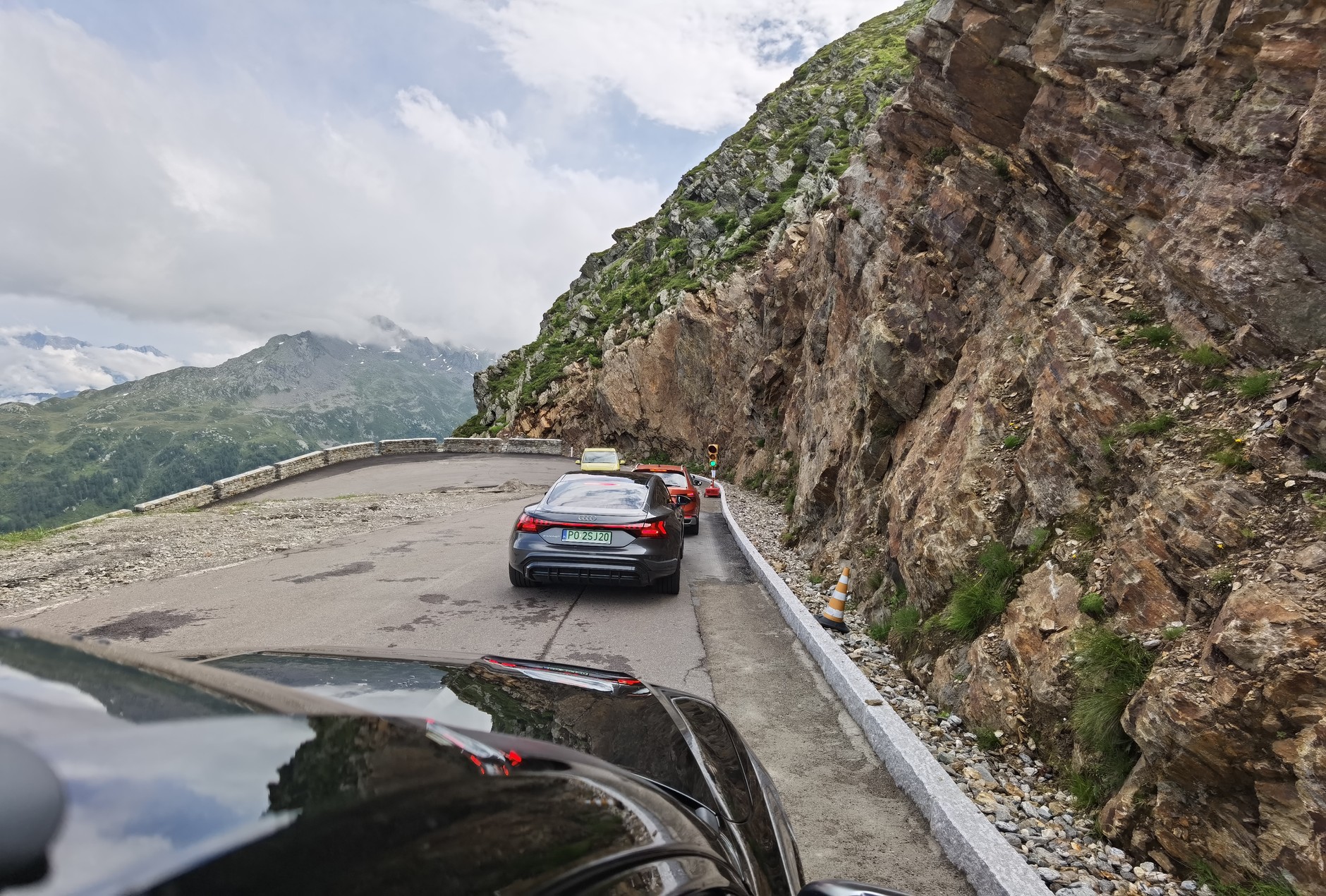 Elektromobilność Alpy Audi e-Tron S Audi e-Tron GT Porsche Taycan