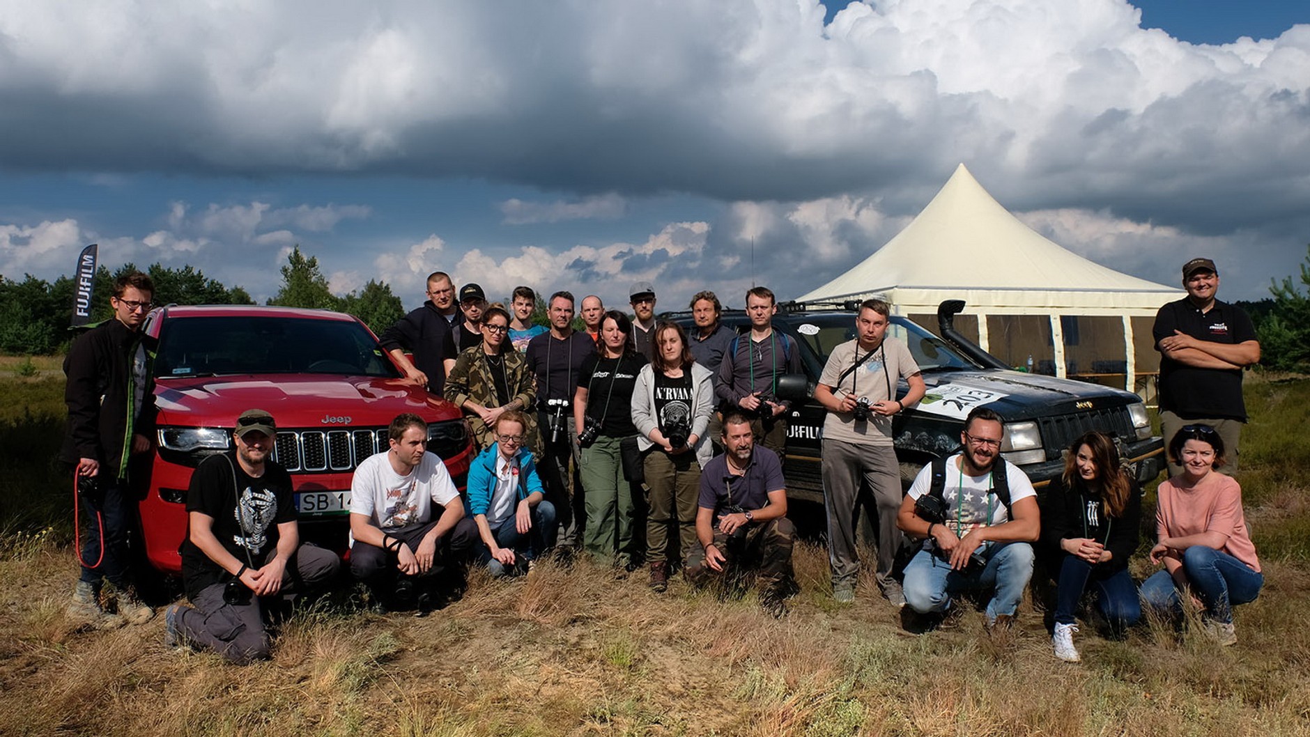 Akademia Fujifilm - szkolenie na poligonie w Czarnem