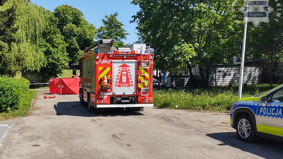 Tragedia na parkingu w Będzinie. Kierowca Scanii potrącił 76-latkę