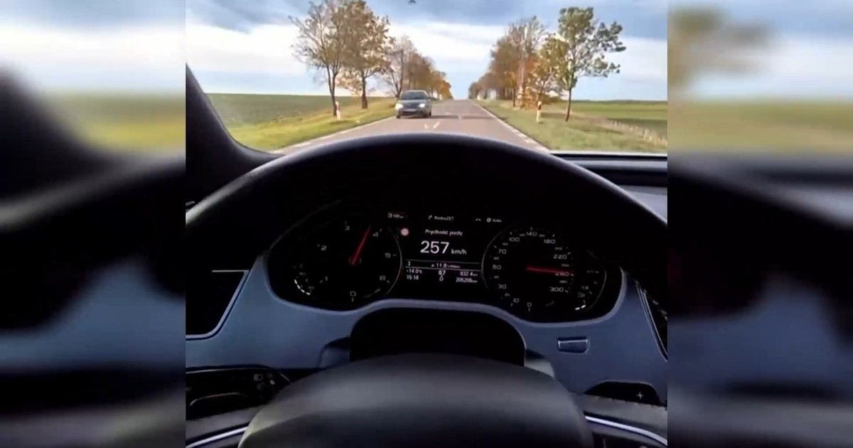 Jechał drogą wojewódzką z prędkością 257 km na godz. i nagrywał