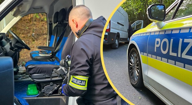 Niemieccy policjanci "na kogutach" wjechali do Polski. Sceny jak z filmu