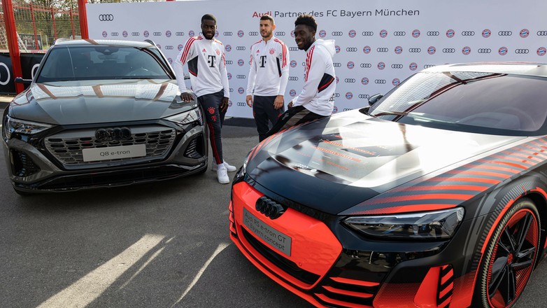 Nowe elektryczne Audi dla piłkarzy Bayernu