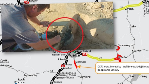 Budowali obwodnicę, znaleźli tajemniczą urnę. Archeolodzy sprawdzają, skąd pochodzi