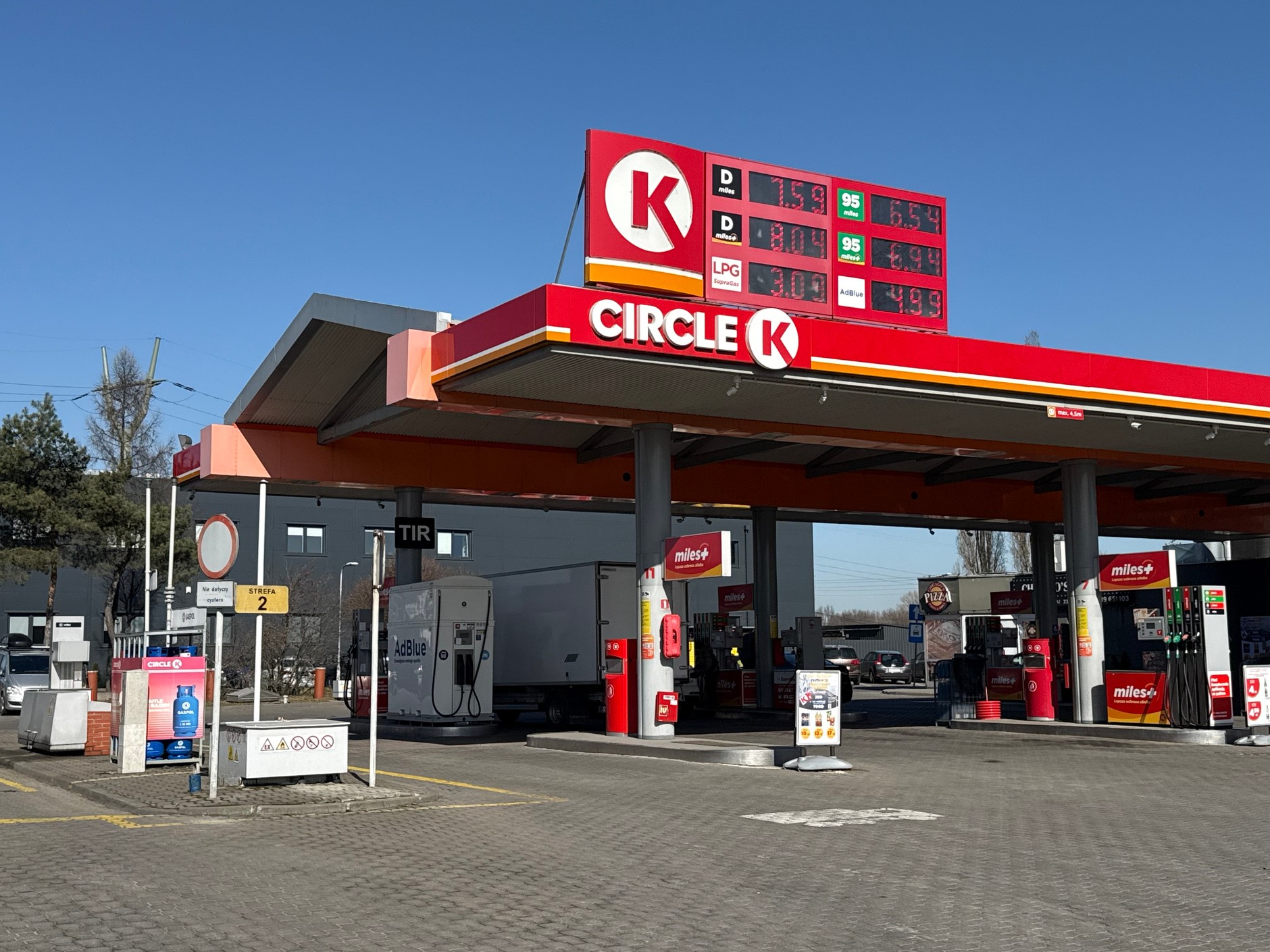 Ceny paliw w Warszawie, 9 marca 2026 r.