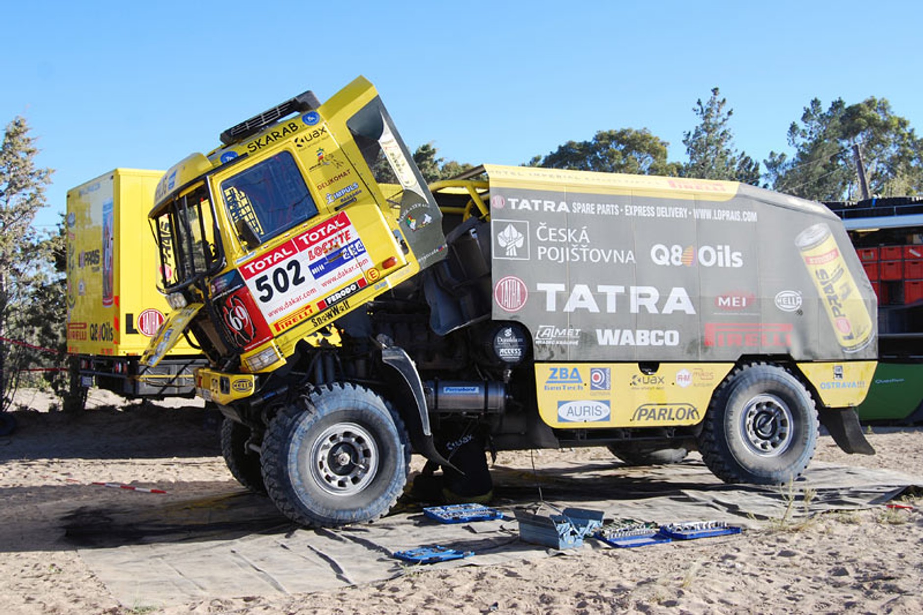 Rajd Dakar 2009: Czachor i Przygoński na mecie. Kłopoty organizatorów (6. etap, wyniki)