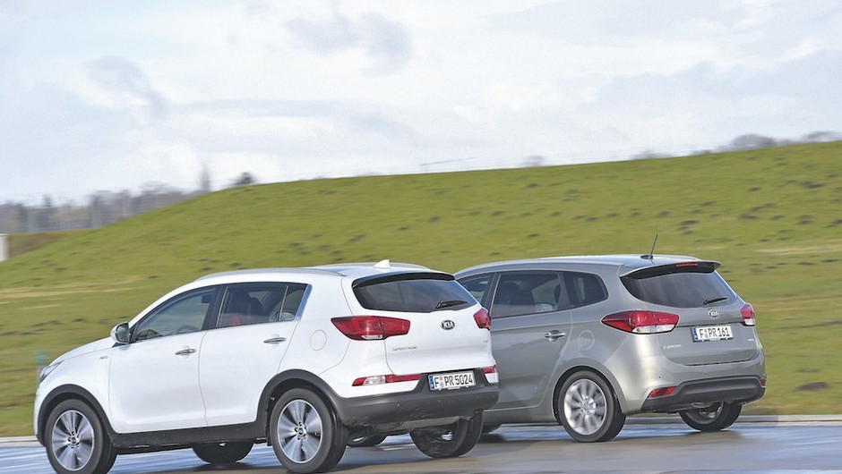 Kia Sportage i Kia Carens