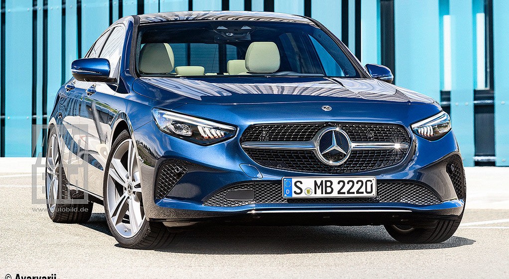 Mercedes Klasy C (2021) - wizualizacja