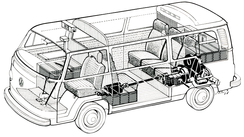 Volkswagen T2 Elektro transporter