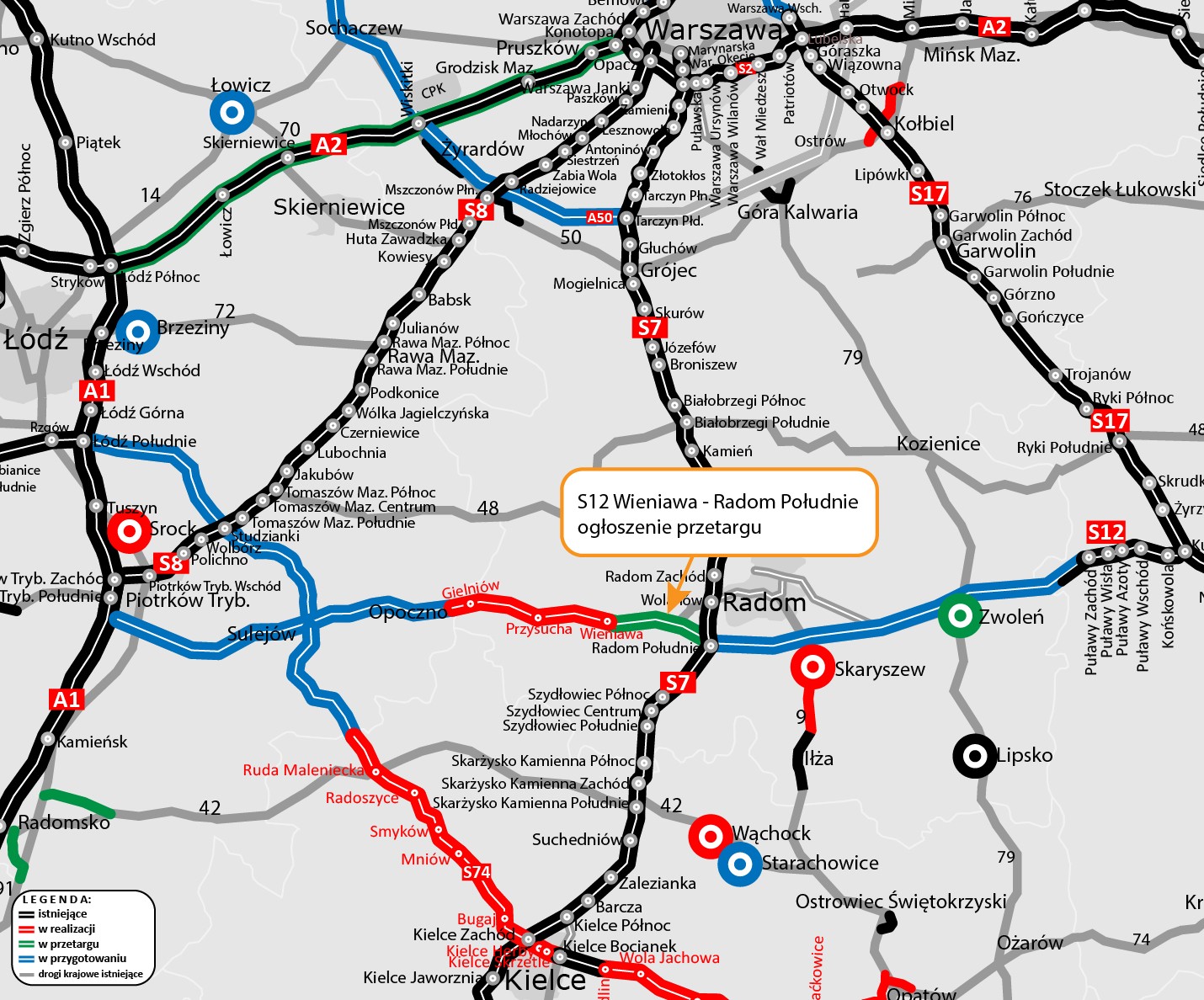 Droga S12 Wieniawa - Radom Południe