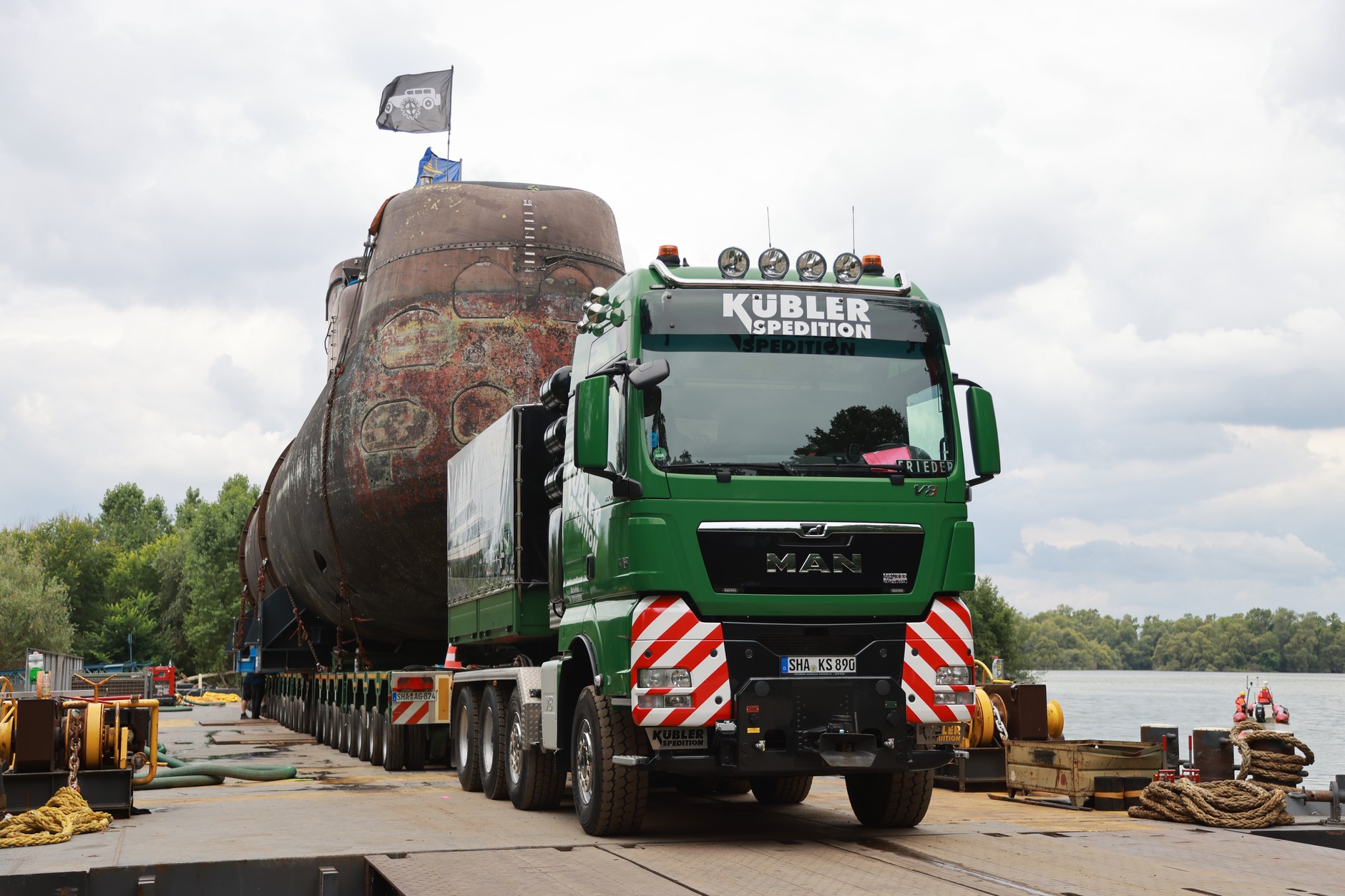 Transport okrętu podwodnego U17