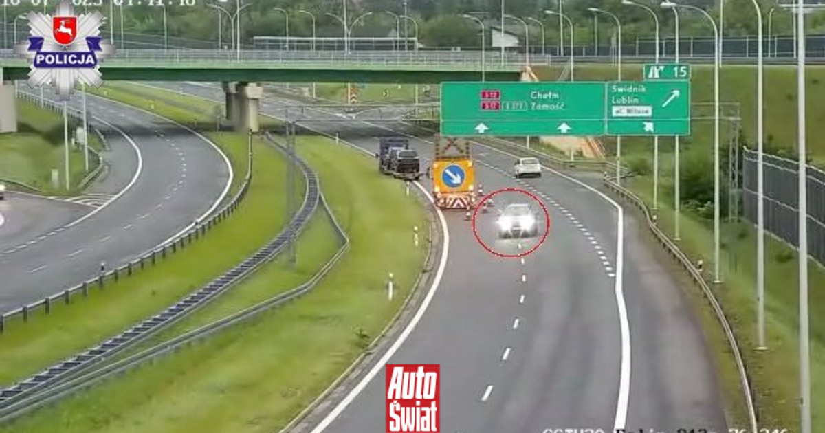Wstrząsające nagranie z drogi S12. Operator kamer wezwał policję