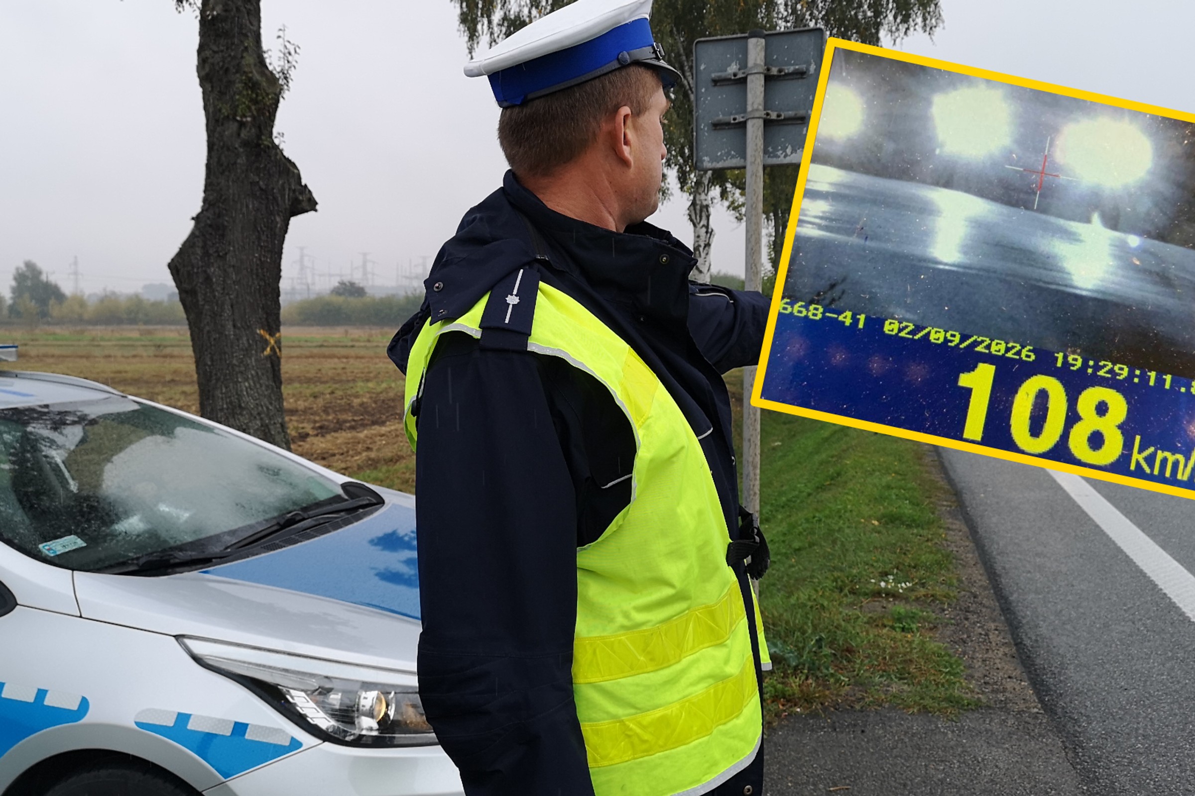 Jechał ponad 100 km na godz. przy szkole. Policja zatrzymała mu prawo jazdy
