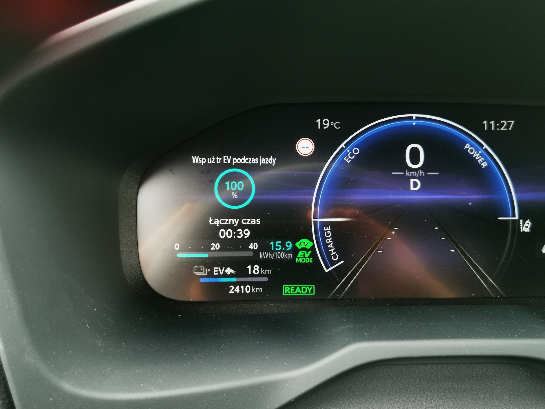 16 kWh/100 km – to świetny wynik, nawet jeśli osiągnięty w idealnych warunkach