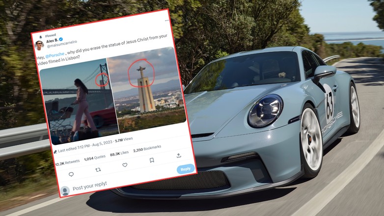 Z jubileuszowej reklamy kultowego modelu Porsche 911 pozbyli się Jezusa. Marka wydała oświadczenie