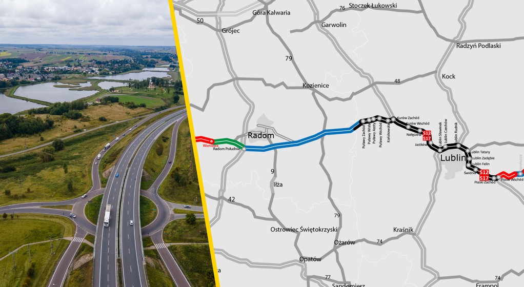 GDDKiA pokazała, co się dzieje na budowie S12