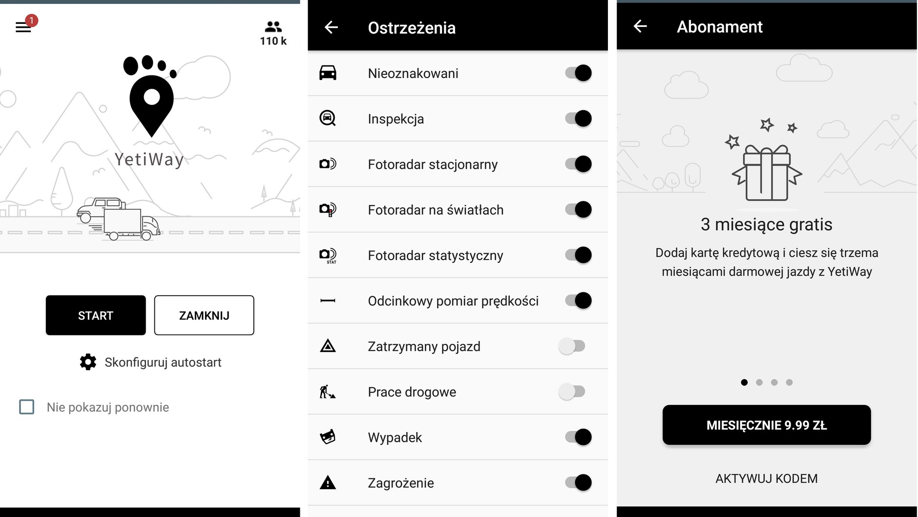 YetiWay czyli płatny Yanosik