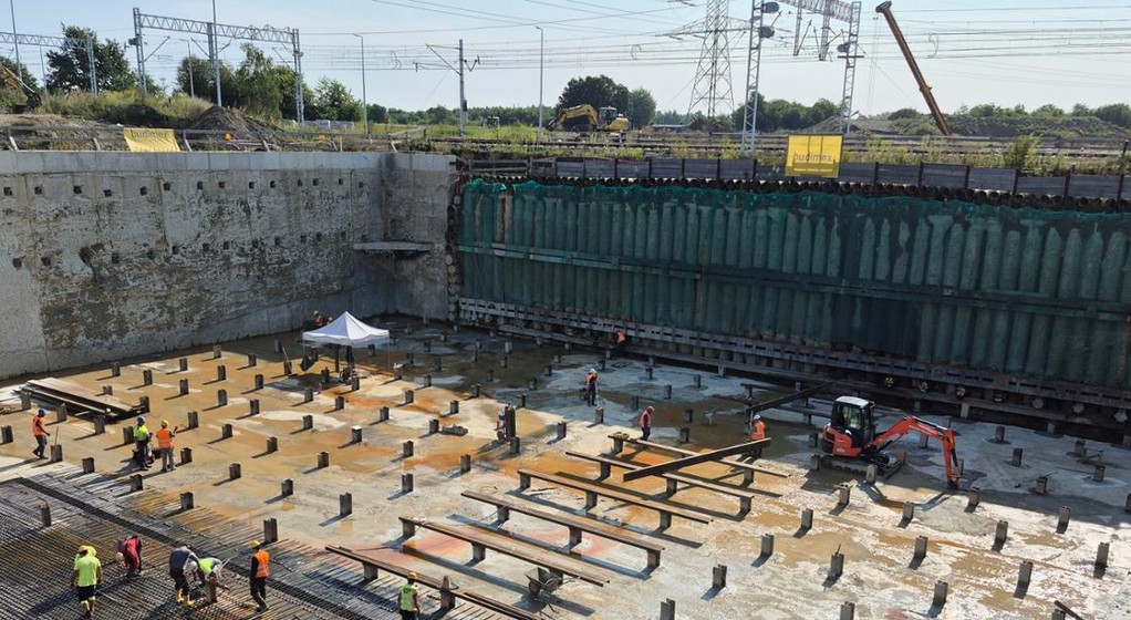 Budowa przejazdu pod torami kolejowymi