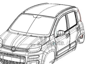 Nowy Fiat Panda w urzędzie patentowym