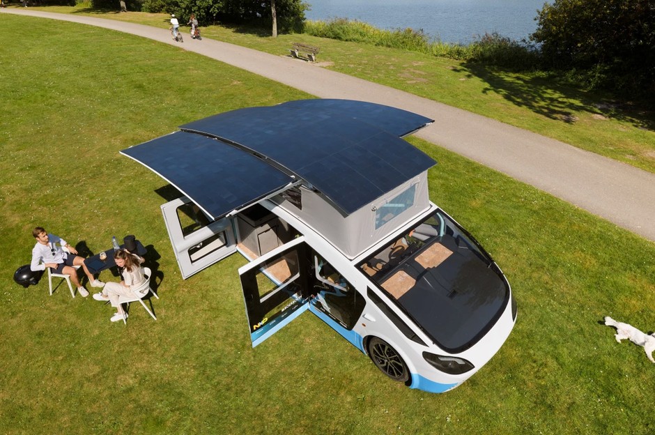 Kamper solarny Stella Vita przygotowany przez studentów z Holandii