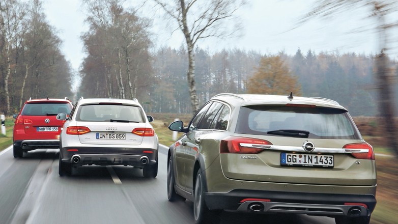 Audi A4 Allroad, Opel Insignia Country Tourer i VW Passat Alltrack - porównanie kombi z apetytem na teren